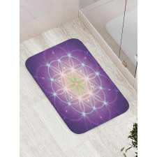 Sign of Cosmos Folk Bath Mat