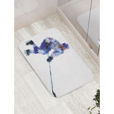 Hockey Player Triangles Bath Mat