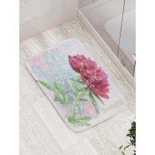 Peony Blossoms Growth Bath Mat