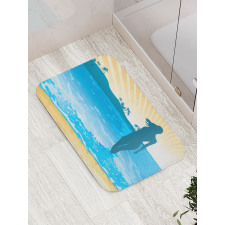 Sea Shore Ocean Summer Bath Mat