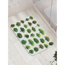 Pines Planes Bushes Tree Bath Mat