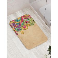 Folk Art Forms Bath Mat