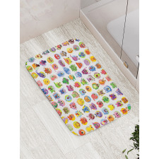 Baby Mosters Cartoon Bath Mat