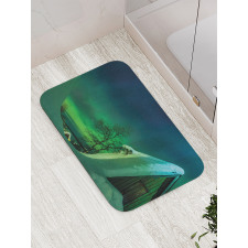 Wooden House Winter Bath Mat