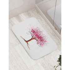 Blossom Buds Sakura Tree Bath Mat