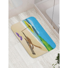 Sunshine Sand Waves Bath Mat