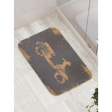 Murky Vintage Sports Bath Mat