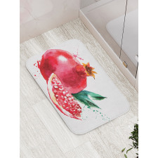 Hand Drawn Watercolor Bath Mat