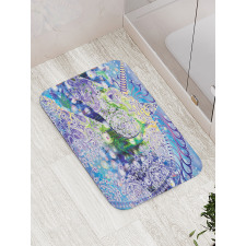 Myhtical Horse Ornate Bath Mat