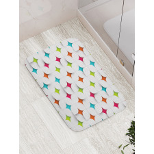 Modern Graphic Mosaic Bath Mat