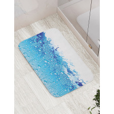 Bubbles Splashes Drops Bath Mat