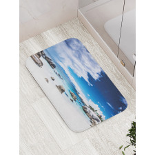 Digital Rocks and Ocean Bath Mat