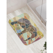 Mosaic Animal Bath Mat