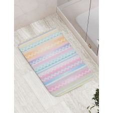 Zigzag Modern Bath Mat