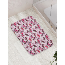 Paintbrush Butterfly Bath Mat