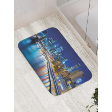 View of New York City Bath Mat