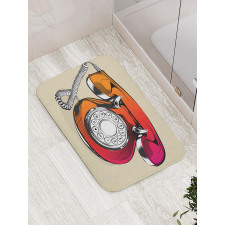 Classic Retro Telephone Bath Mat