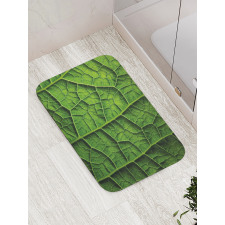 Forest Tree Leaf Texture Bath Mat