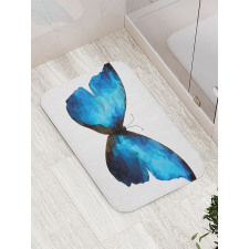 Modern Blue Ombre Bath Mat