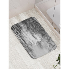 Woman and Trees Bath Mat