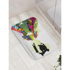 Scater Boy Colorful Bath Mat