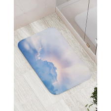 Sunbeam and Fluffy Clouds Bath Mat