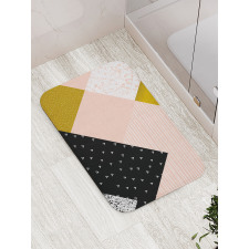 Abstract Texture Art Bath Mat