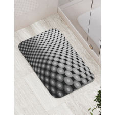 3D Digital Mosaic Dots Bath Mat