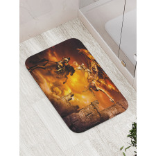 Knight on Horse Bath Mat