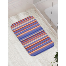 Gradient Color Stripes Bath Mat