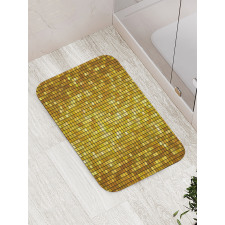 Ombre Mosaic Squares Bath Mat