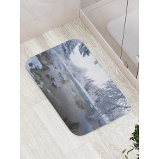 Nordic Snow Nature Icy Bath Mat