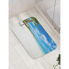 Tropical Island Seashore Bath Mat