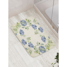 Vintage Roses Framework Bath Mat