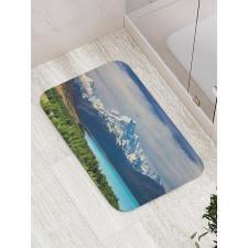 Mount Cook Pukaki Lake Bath Mat