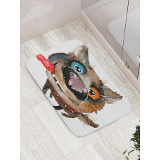 Funny Dog Puppy Bath Mat