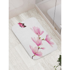 Blossom Branch Flowers Bath Mat