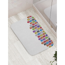 Traffic Jam Cars Bath Mat