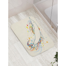 Fish Rainbow Color Bath Mat