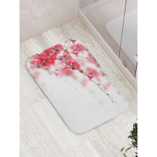 Cherry Blossoms Misty Bath Mat