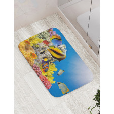 Coral Colony on Reef Top Bath Mat