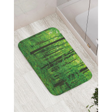 Spring Forest Bush Rural Bath Mat