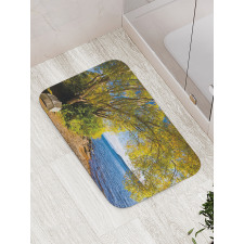 Boat Under the Tree Bath Mat