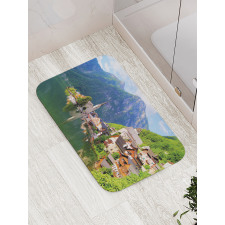 Alps Village Small Town Bath Mat