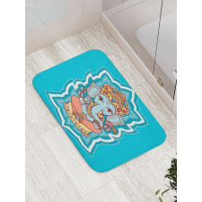 Asian Mandala Bath Mat