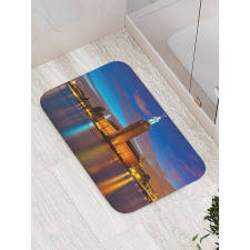 Stockholm Scenic Night Bath Mat