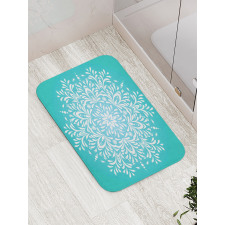Winter Snowflake Bath Mat