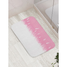 Bushes and Wheat Field Bath Mat