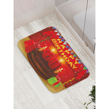 Chocolate Cake Bath Mat