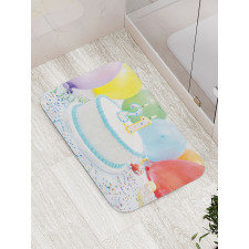 Colorful Ballons Bath Mat